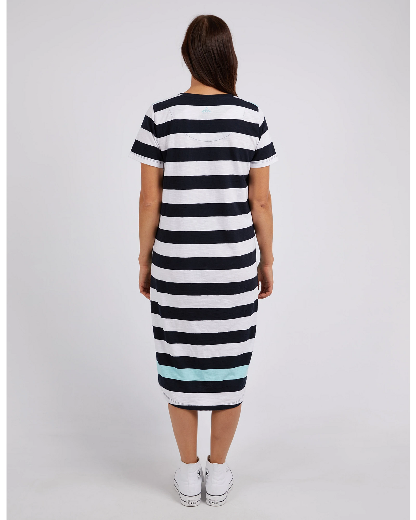 Mercury Stripe Dress - Tonic Blue