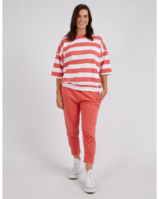 Maizie Sweat Watermelon Stripe