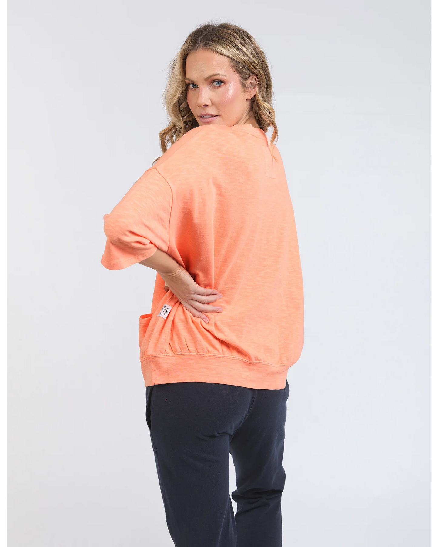 Maizie Sweat Neon Orange