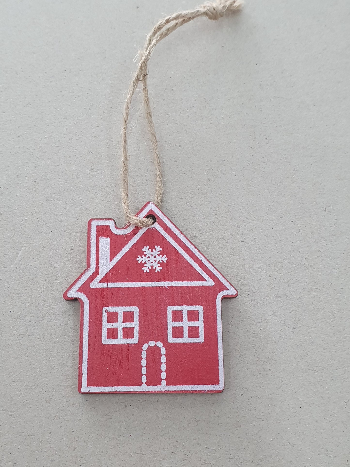 Wooden Xmas Hanging Decoration