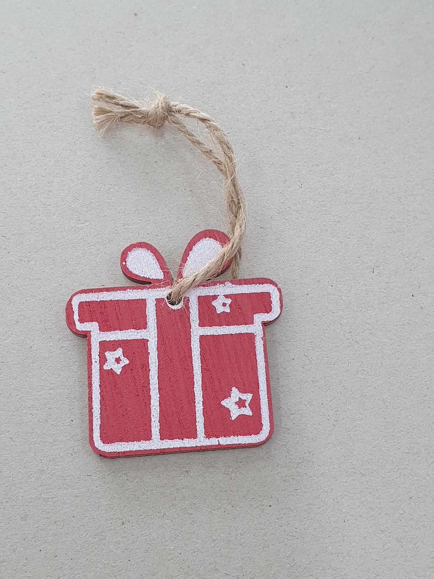 Wooden Xmas Hanging Decoration