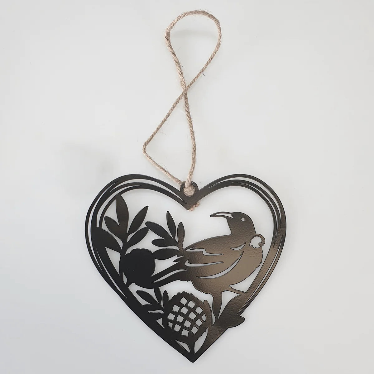 Native Bird Hanging Heart