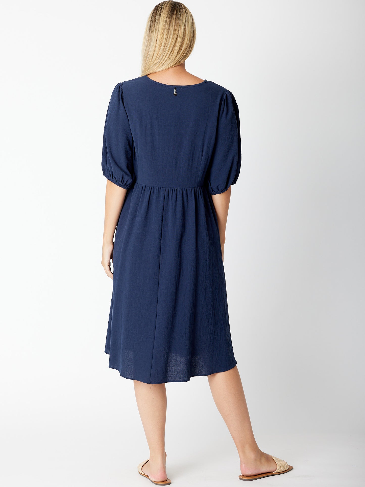 Navy Cotton Dress