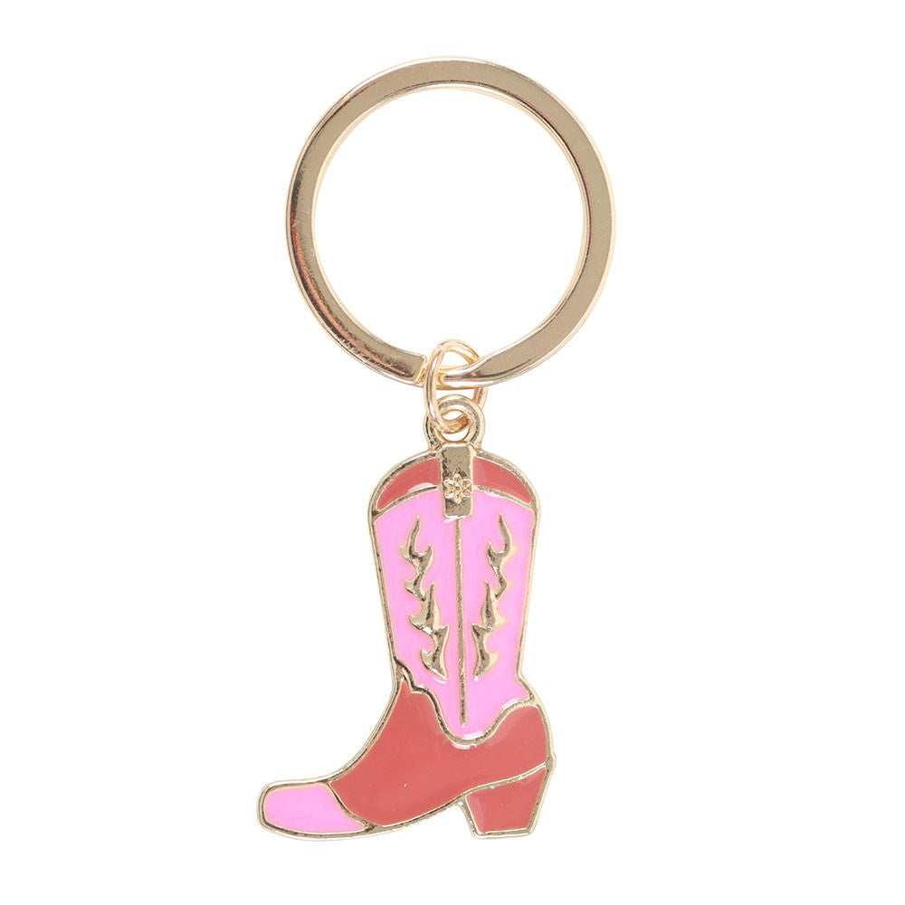 Cowboy Boot Keyring