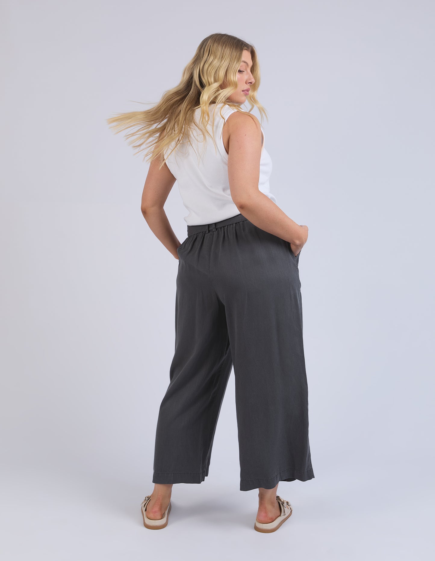 Bliss Washed Pant Black