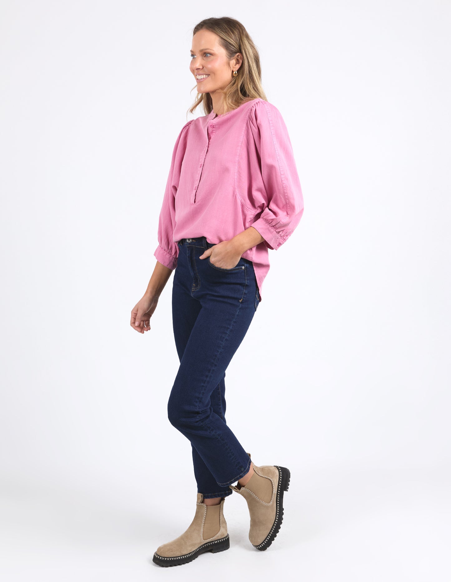 Rowan Shirt Pink Geranium