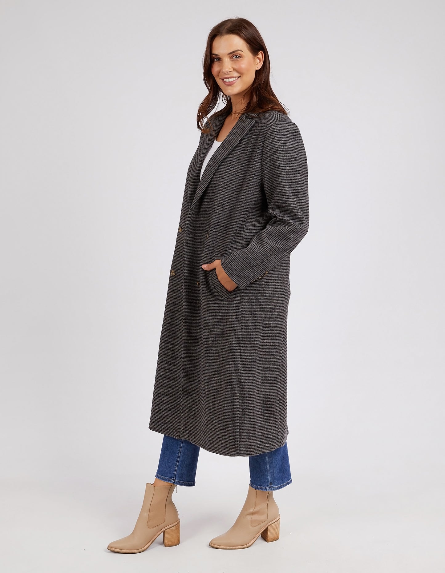 Becky Coat Charcoal