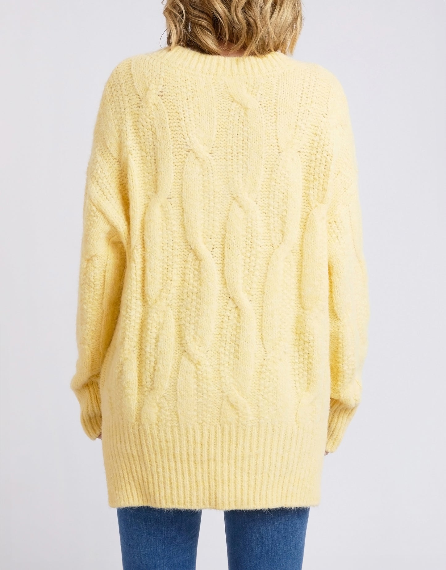 Tallulah Cable Knit Banana