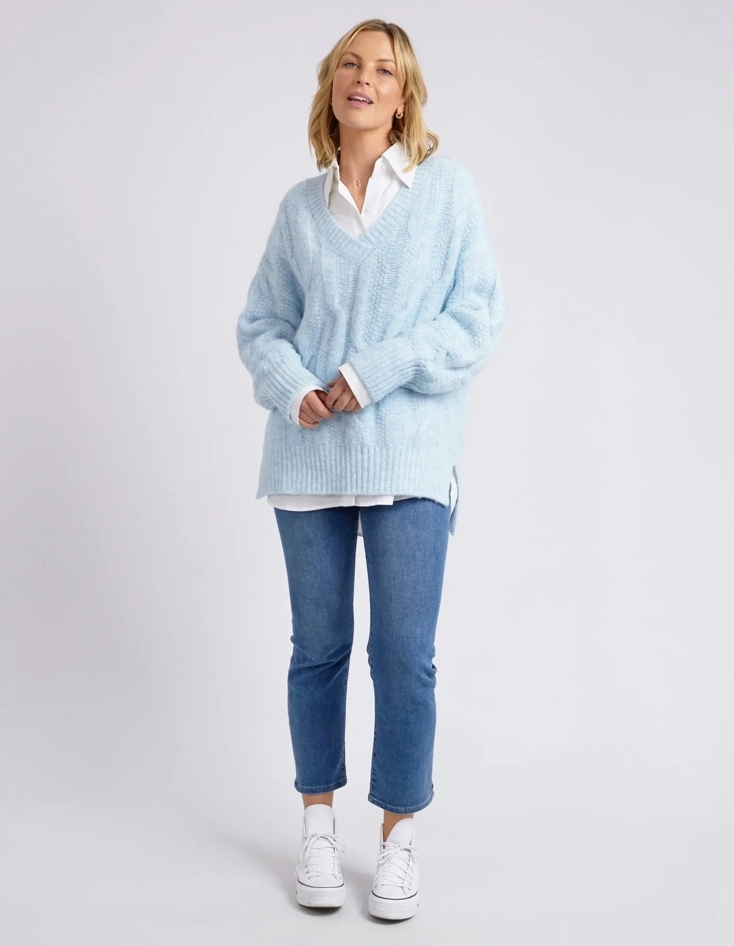 Tallulah Knit Blue Mist