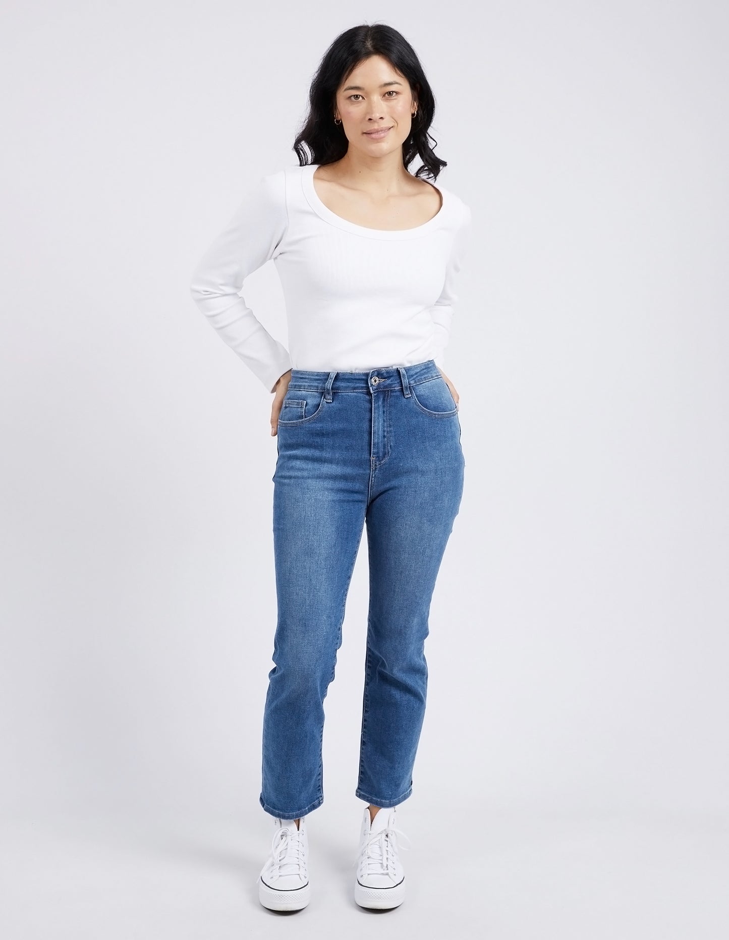 Ada Jean Washed Blue