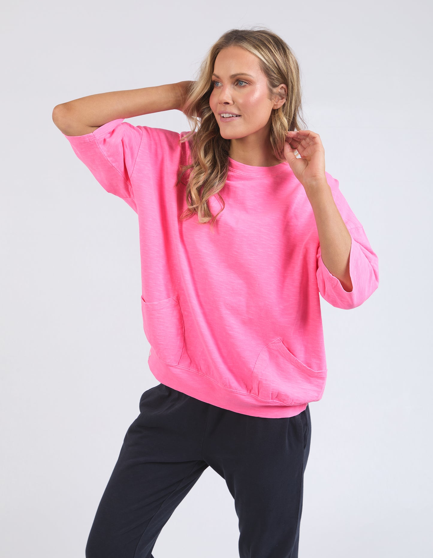 Maizie Sweat Neon Pink