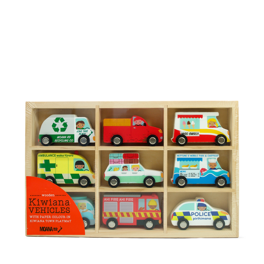 Wooden Car Set