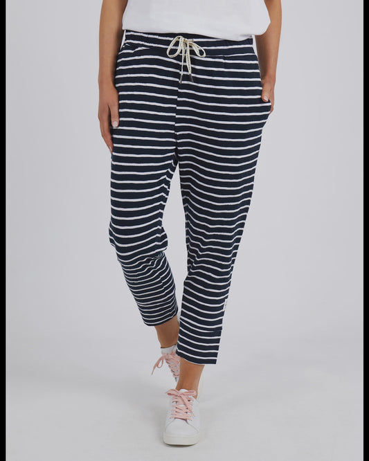 Brunch Pant Navy Stripe