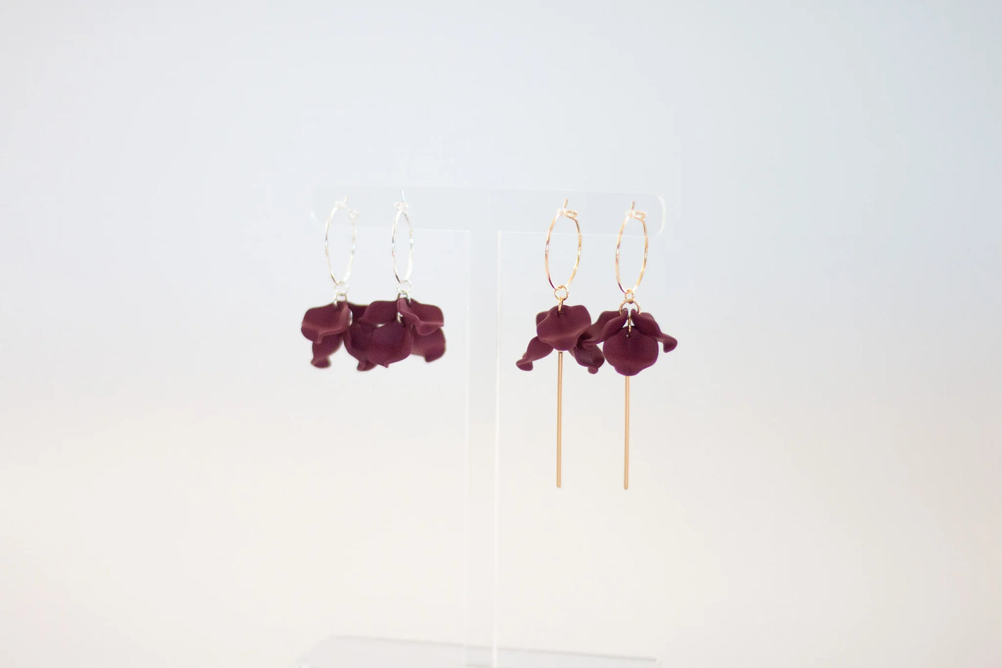 Petite Peony Hoops