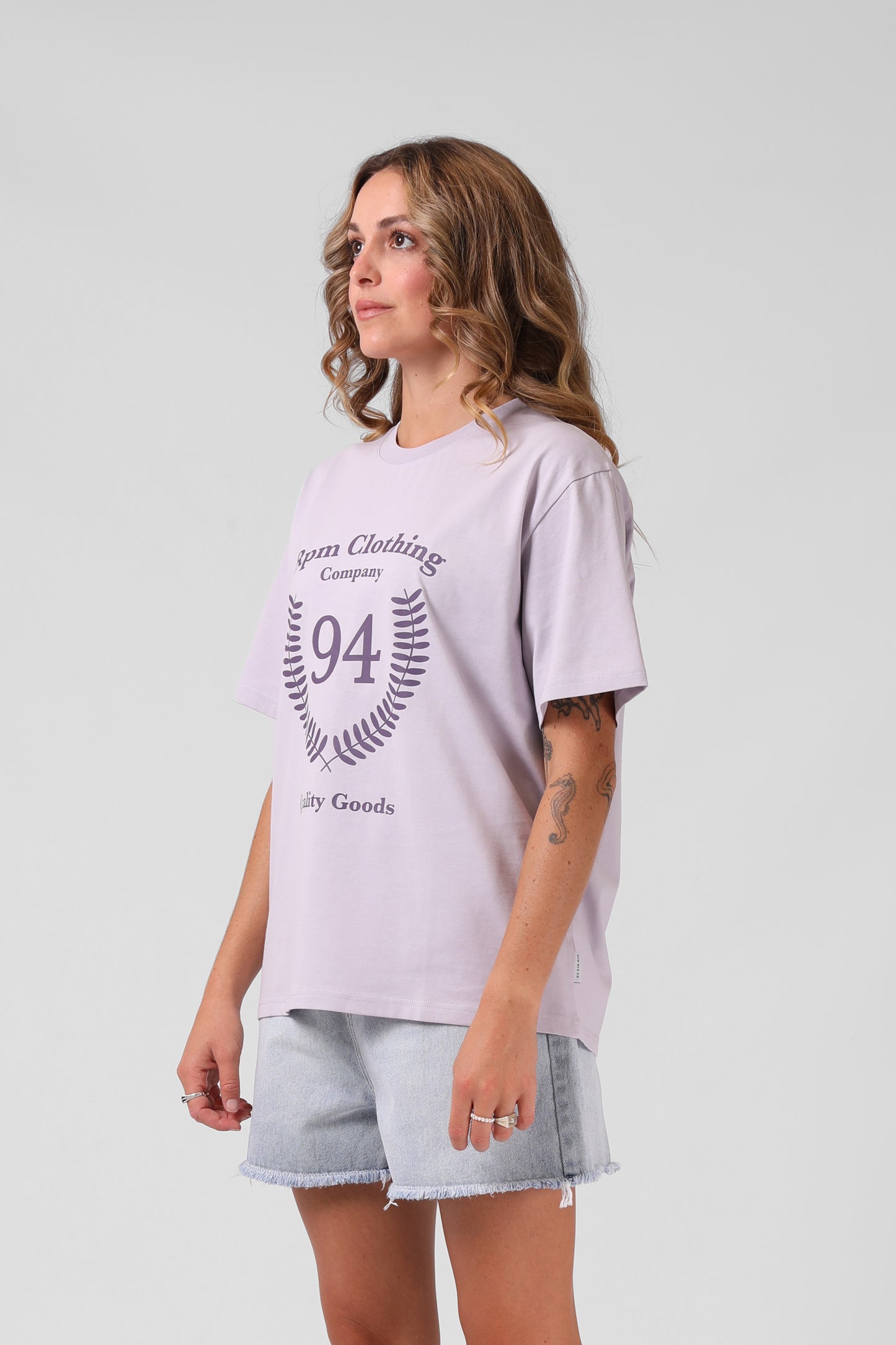 94 Crest Tee Lilac