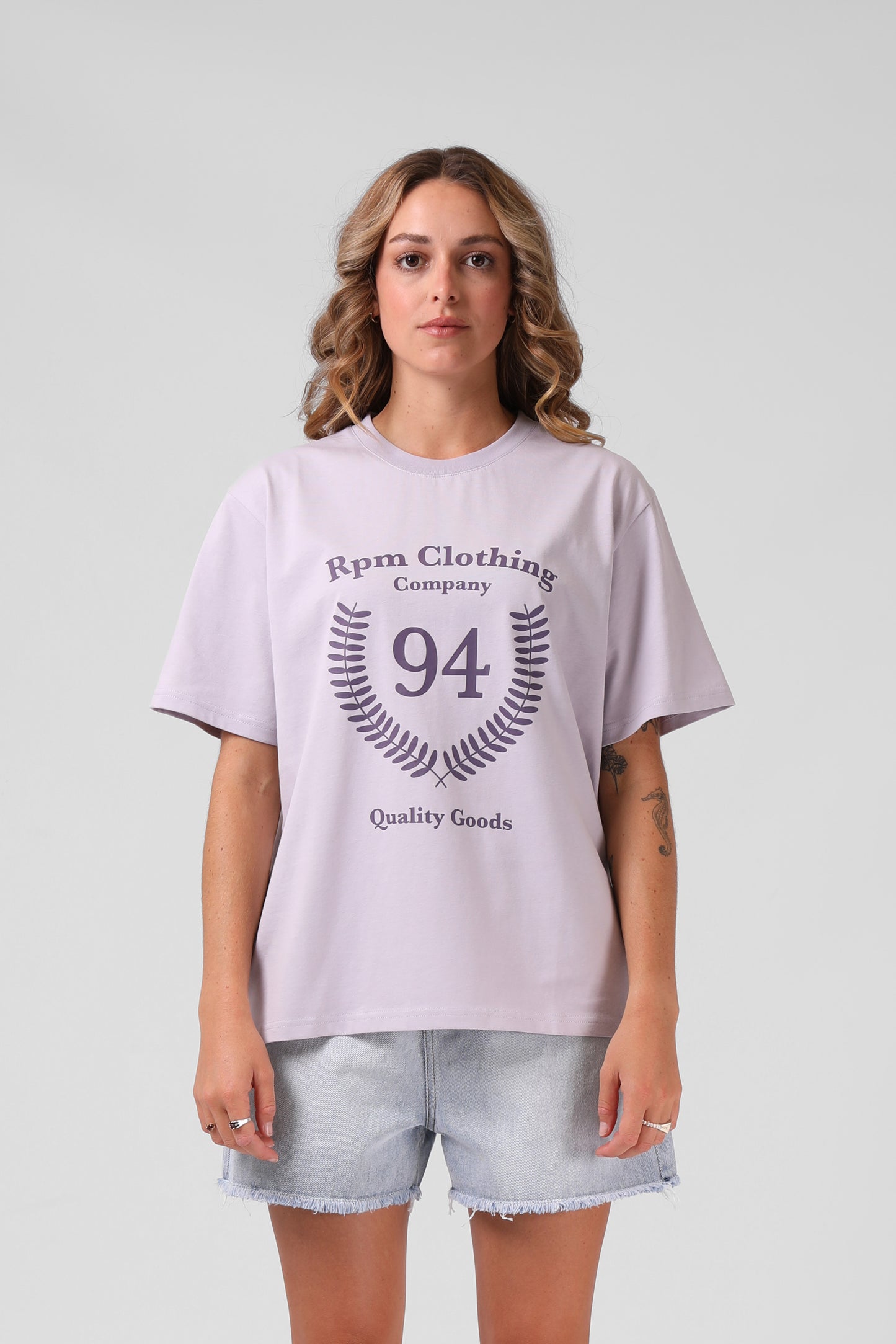 94 Crest Tee Lilac