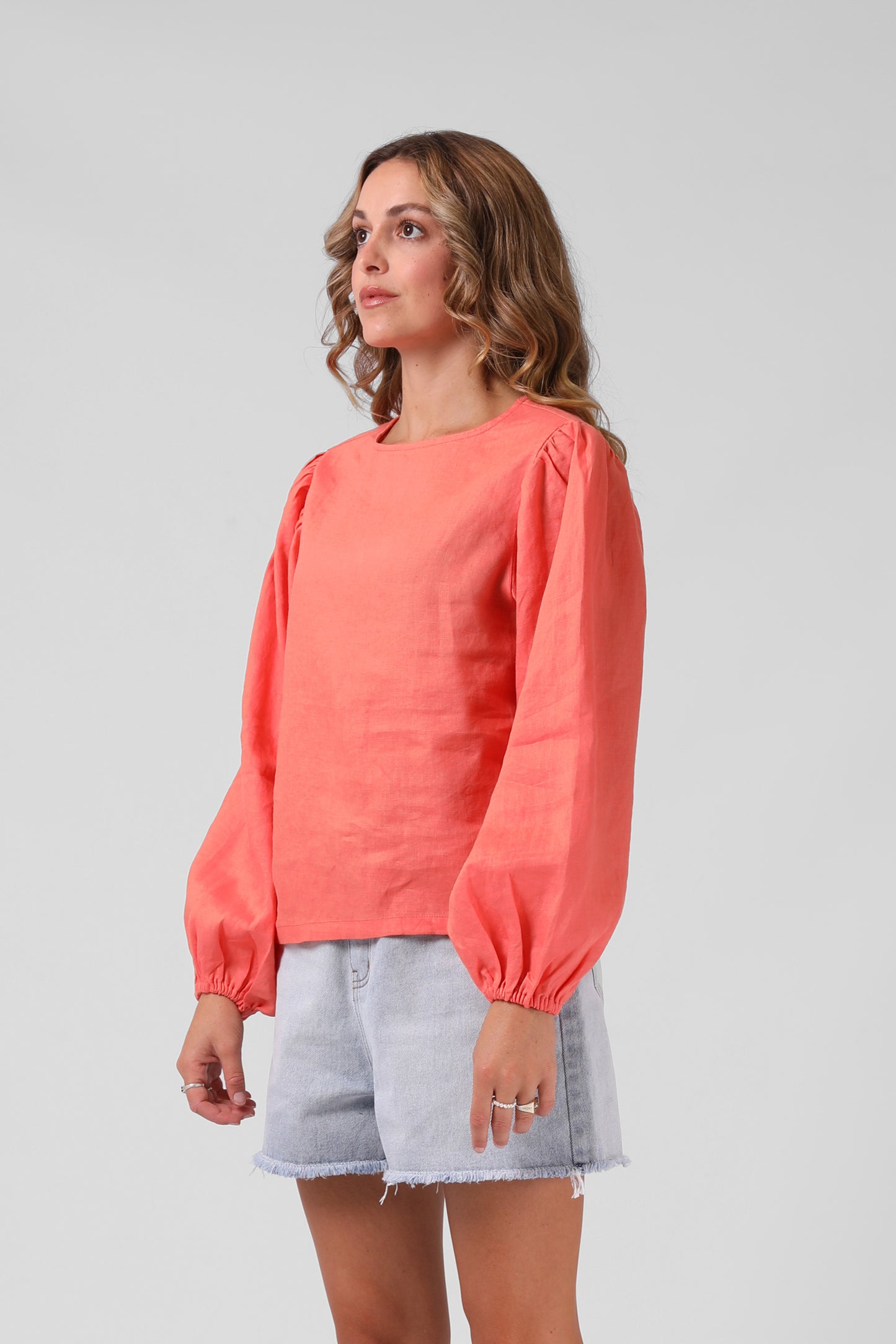 Lola Top Washed Coral