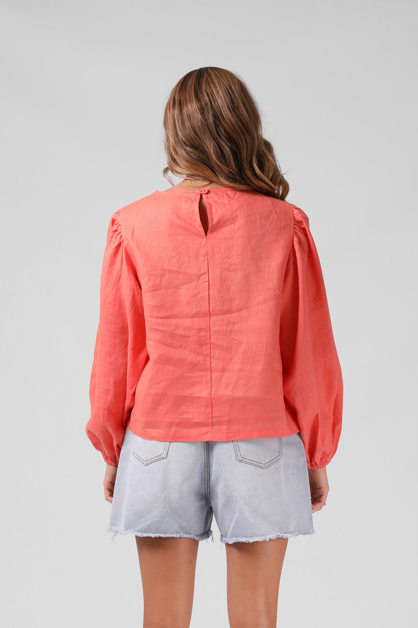 Lola Top Washed Coral