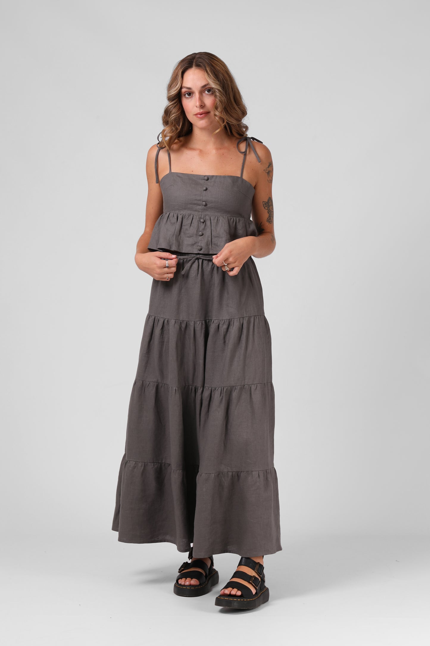 Ruby Maxi Skirt Olive