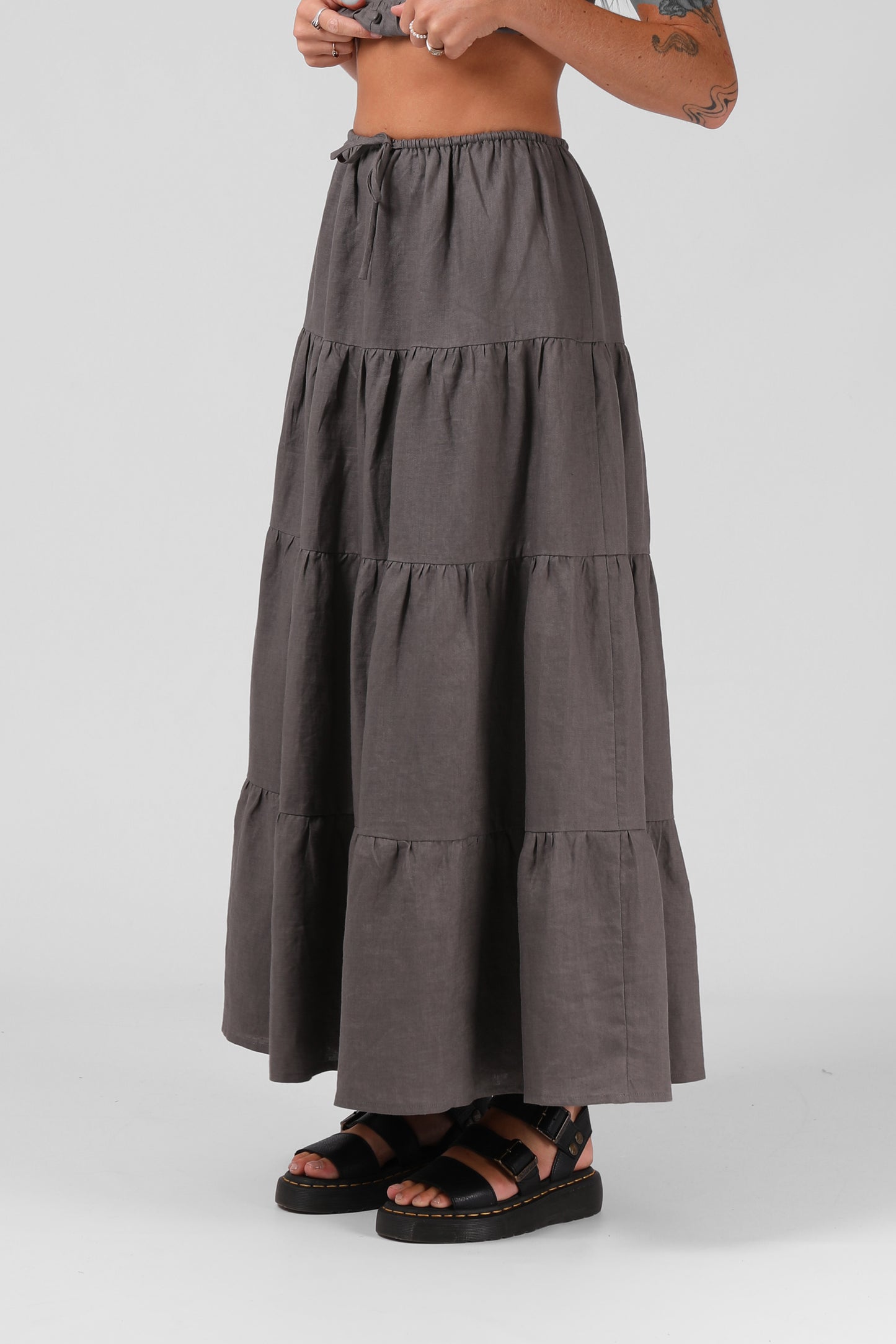 Ruby Maxi Skirt Olive