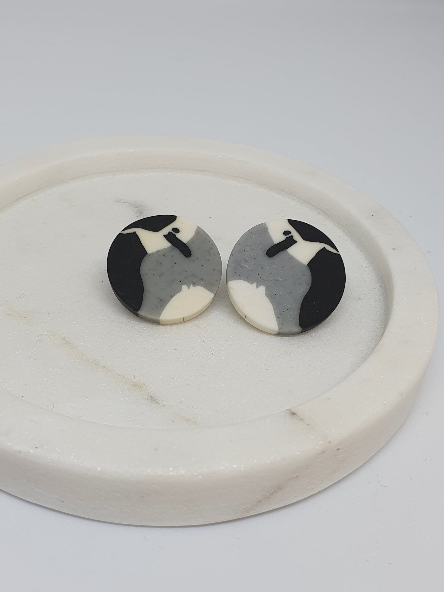 Clay Disc Earrings