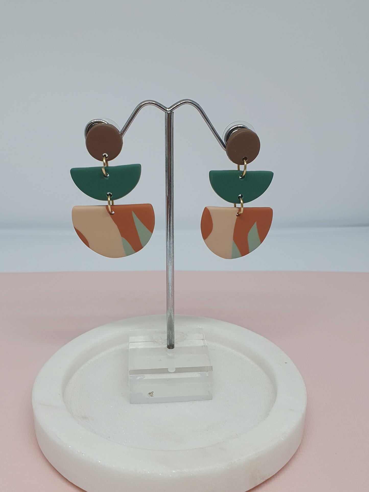 Clay Disc Earrings