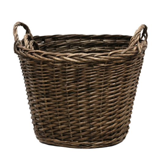 Dark Cane Basket